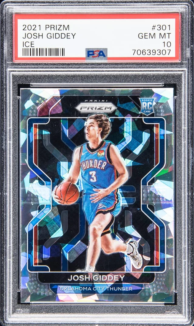 2021 Prizm Josh Giddey Ice #301 card image