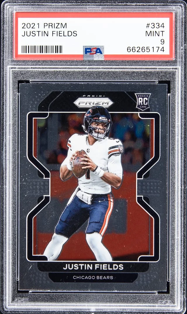 2021 Prizm Justin Fields #334 card image