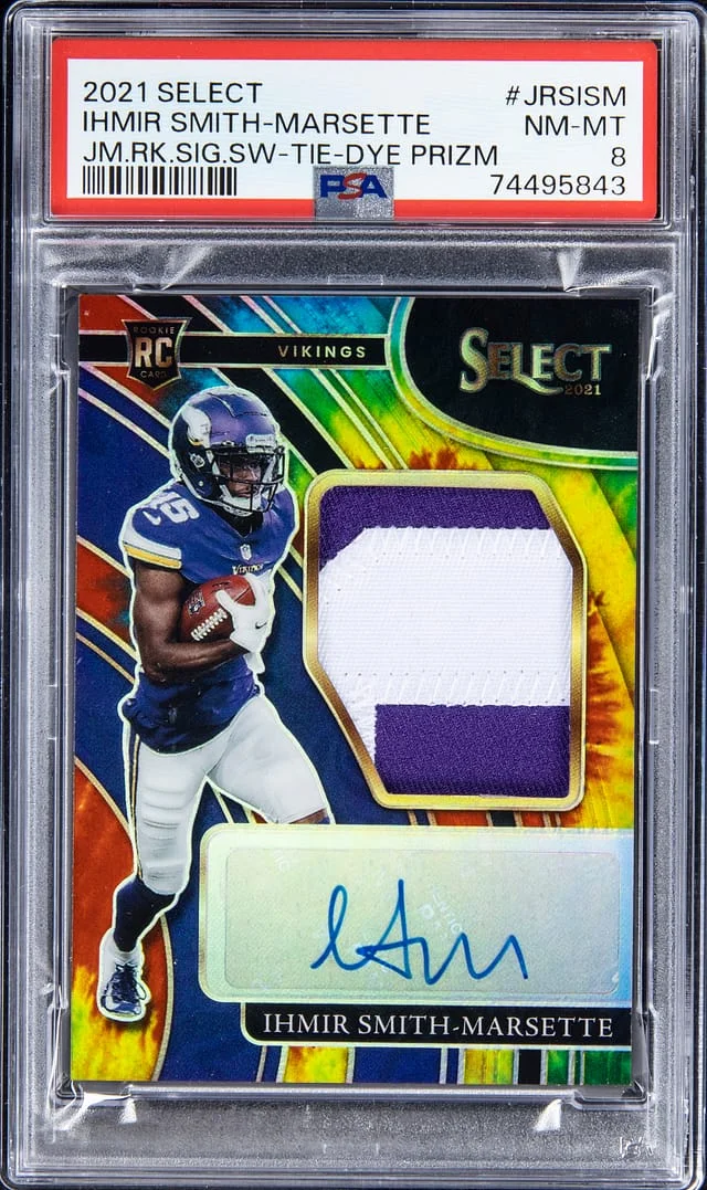2021 Select Ihmir Smith Marsette Jumbo Signatures Swatch - Tie - Dye Prizm #JRSISM card image