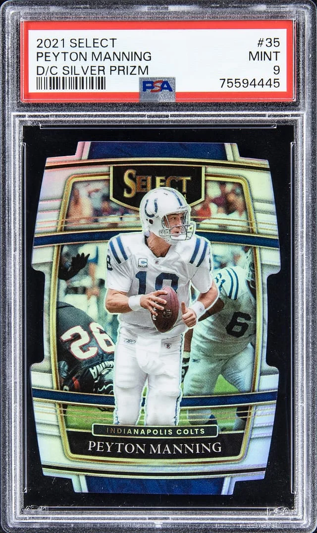 2021 Select Peyton Manning Die - Cut Silver Prizm #35 card image