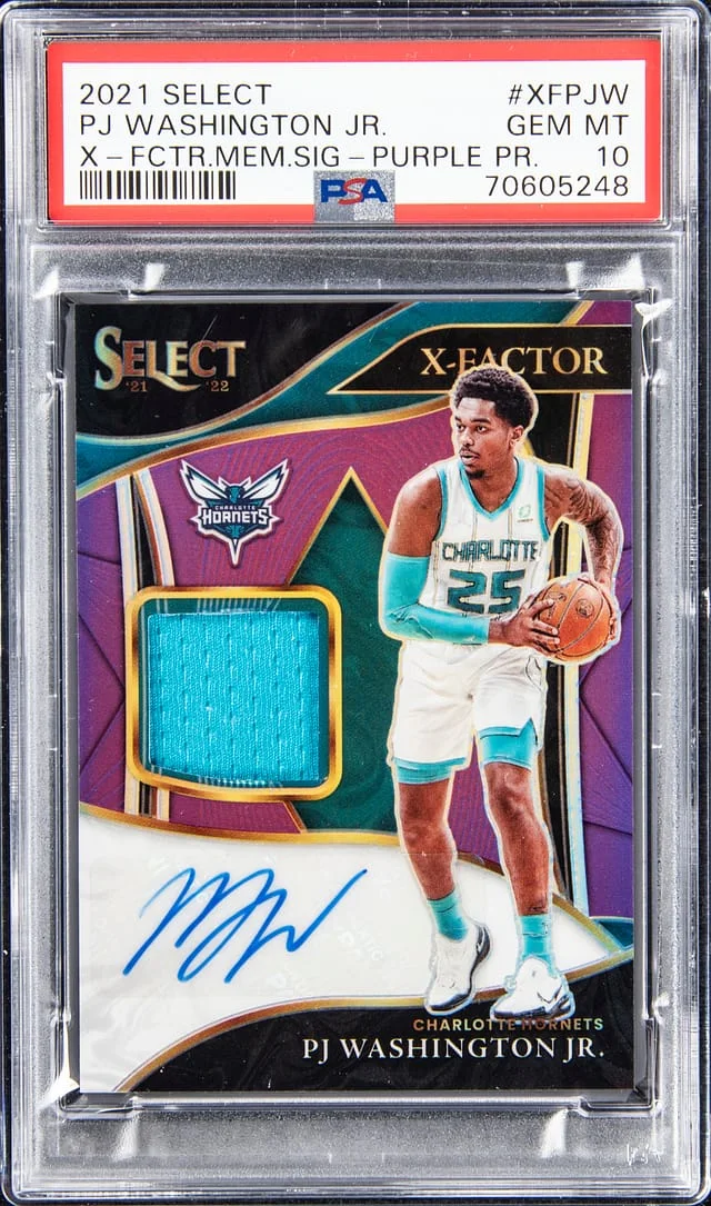 2021 Select PJ Washington JR X-Factor #XFPJW card image