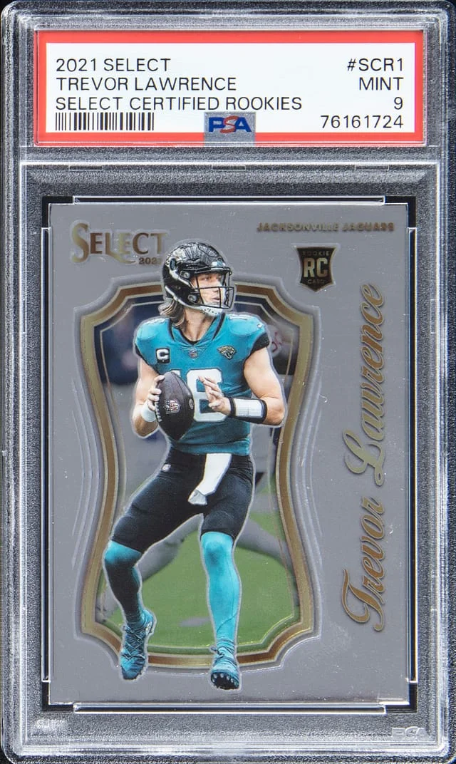2021 Select Trevor Lawrence Select Certified Rookies #SCR1 card image