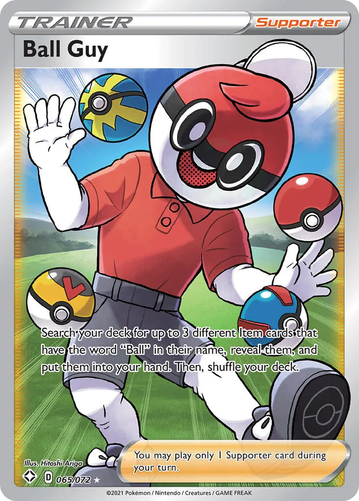 2021 Shining Fates Ball Guy #57/72 Uncommon card image