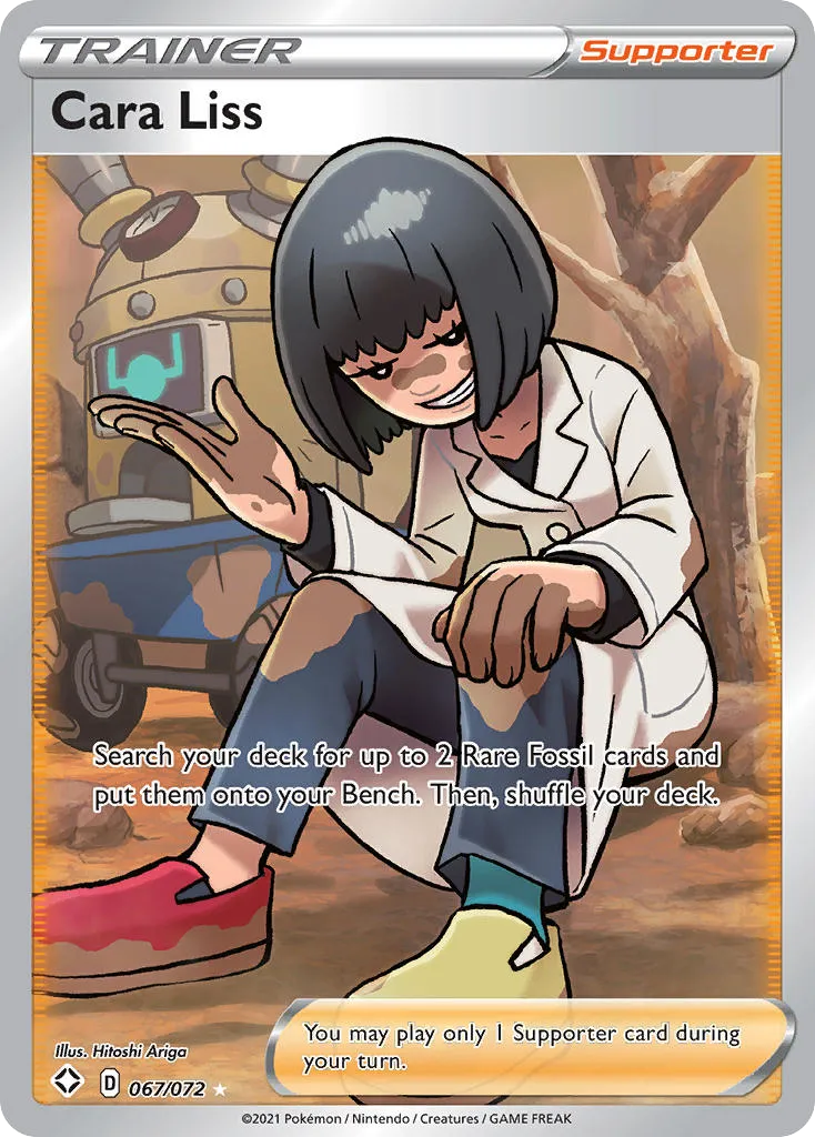 2021 Shining Fates Cara Liss Rare Ultra #67/72 Rare Ultra card image