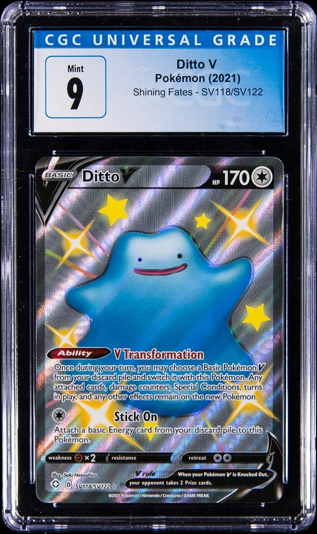 2021 Shining Fates Ditto V #SV118 Unlisted card image