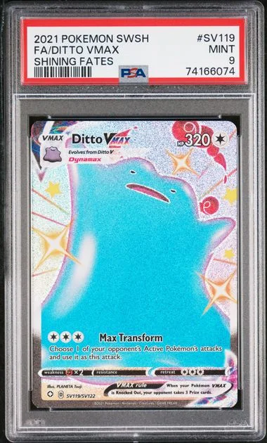 2021 Shining Fates Ditto VMAX #SV119 Unlisted card image