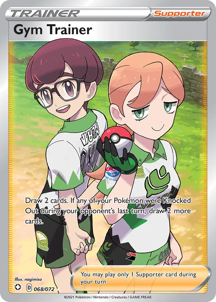2021 Shining Fates Gym Trainer #59/72 Uncommon card image