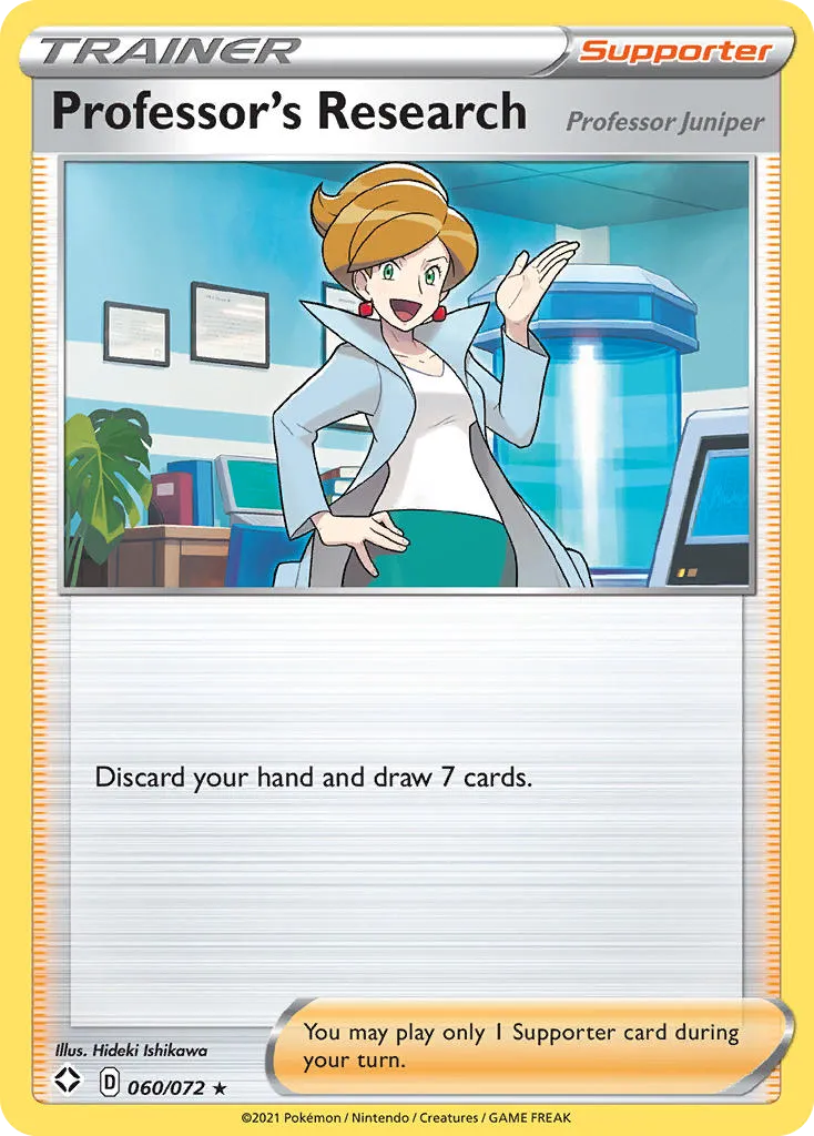 2021 Shining Fates Professor's Research #60/72 Rare card image