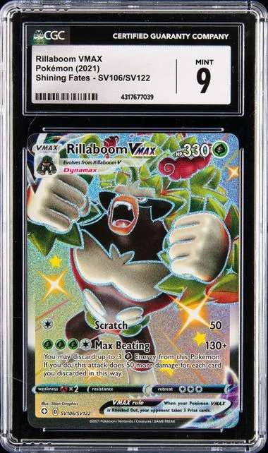 2021 Shining Fates Rillaboom VMAX #SV106 Unlisted card image