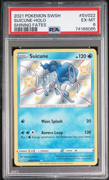 2021 Shining Fates Suicune #SV022 Unlisted card image
