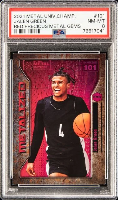 2021 SkyBox Metal Universe Champions Jalen #101 card image