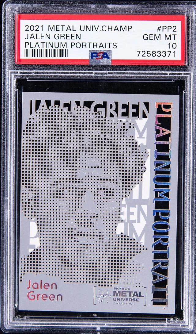 2021 SkyBox Metal Universe Champions Jalen Platinum Portraits #PP-2 card image