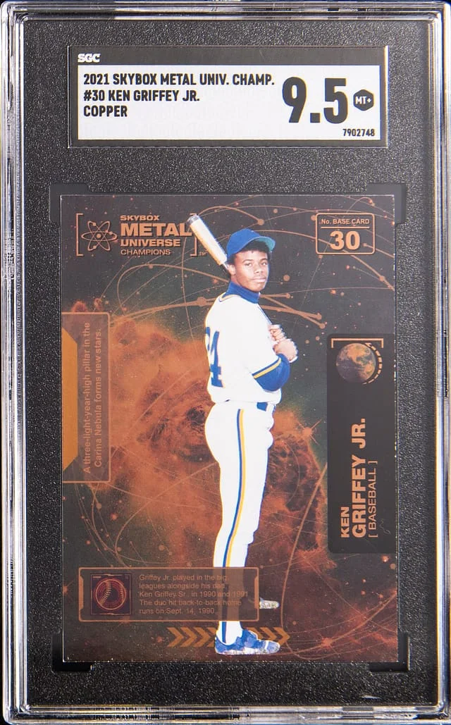 2021 SkyBox Metal Universe Champions Ken Griffey Jr. Copper #30 card image