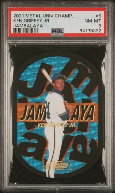2021 SkyBox Metal Universe Champions Ken Griffey Jr. Jambalaya #5 card image