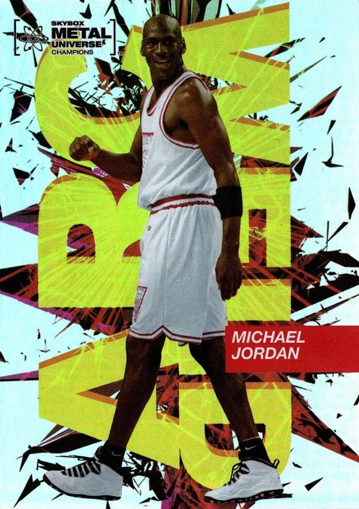 2021 SkyBox Metal Universe Champions Michael Jordan Arc Weld #AW-1 card image