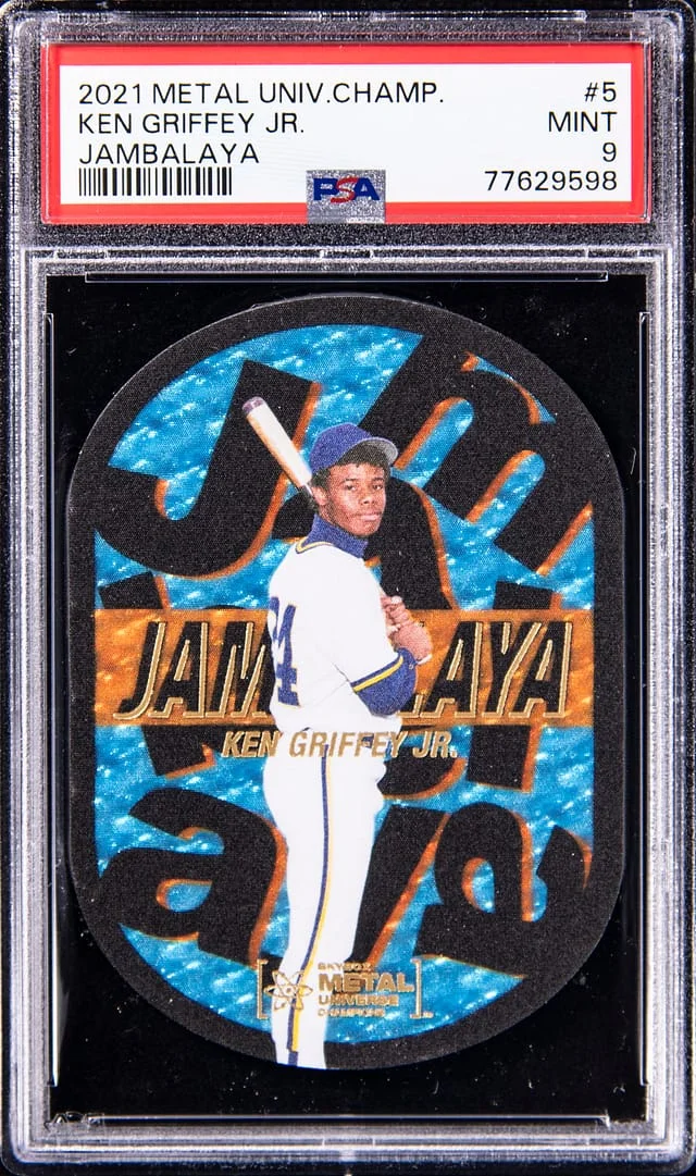 2021 SkyBox Metal Universe Ken Griffey Jr. Jambalaya #5 card image