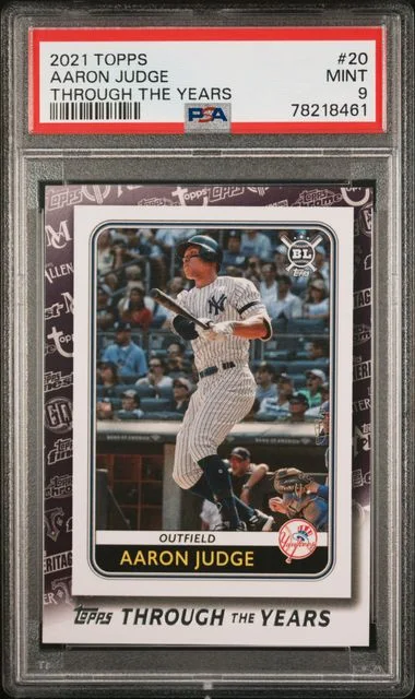 2021 Topps Aaron Judge Through The Years #20 card image