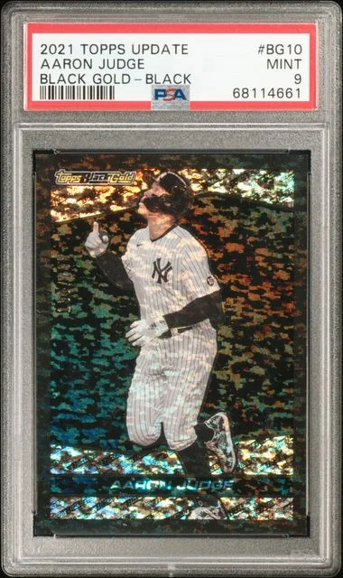 2021 Topps Aaron Judge Black Gold Black #BG-10 card image