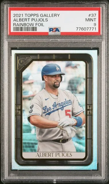 2021 Topps Albert Pujols Gallery Rainbow Foil #37 card image