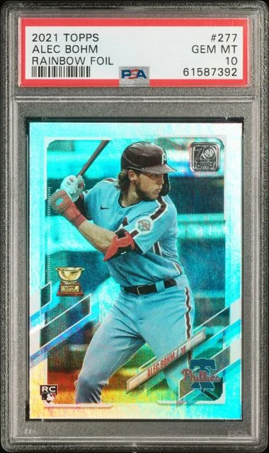 2021 Topps Alec Bohm Rainbow Foil #227 card image