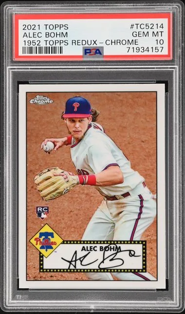 2021 Topps Alec Bohm 1952 Topps Redux Chrome #TC52-14 card image