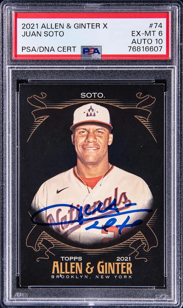 2021 Topps Allen & Ginter Juan Soto X #74 card image