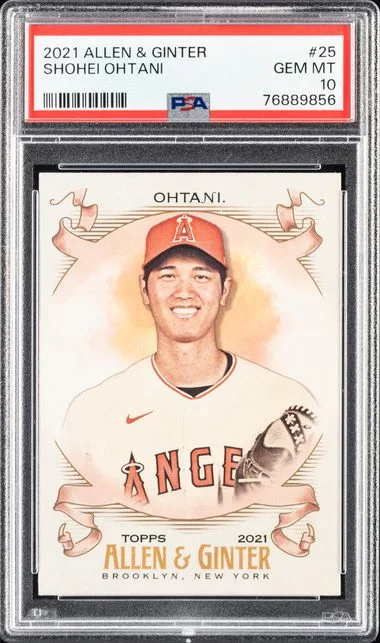 2021 Topps Allen & Ginter Shohei Ohtani #25 card image