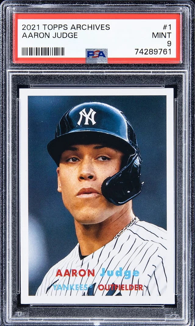2021 Topps Archives Aaron Judge #1 card image