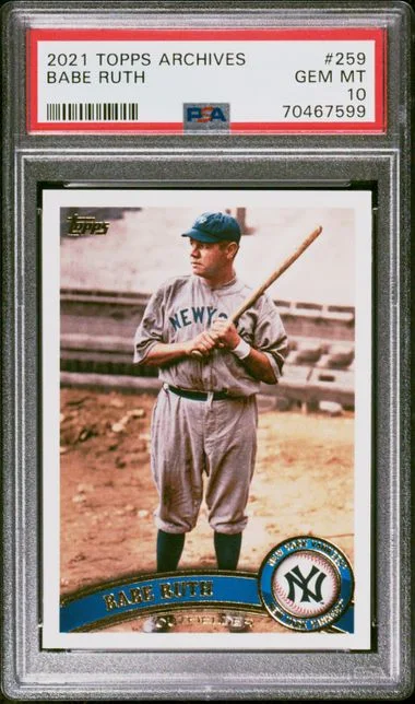 2021 Topps Archives Babe Ruth #259 card image