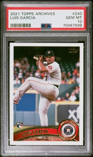 2021 Topps Archives Luis Garcia #240 card image