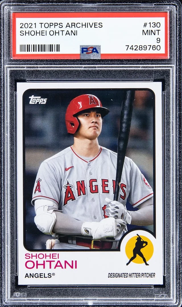 2021 Topps Archives Shohei Ohtani #130 card image