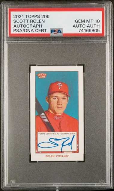 2021 Topps Autograph Scott Rolen #206 card image