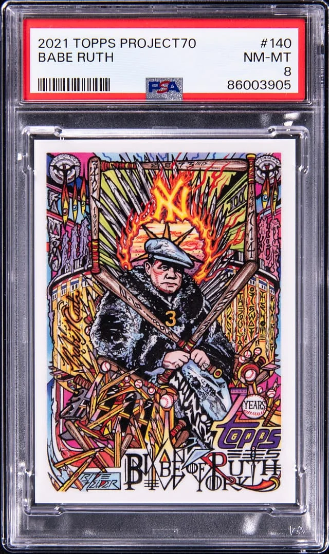 2021 Topps Babe Ruth Project 70 #140 card image