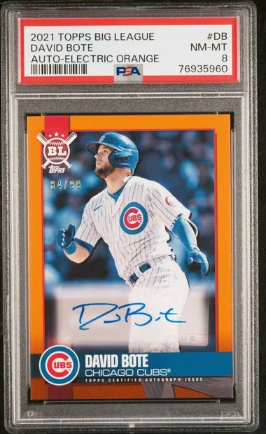 2021 Topps Big David Bote League Autographs #DB card image