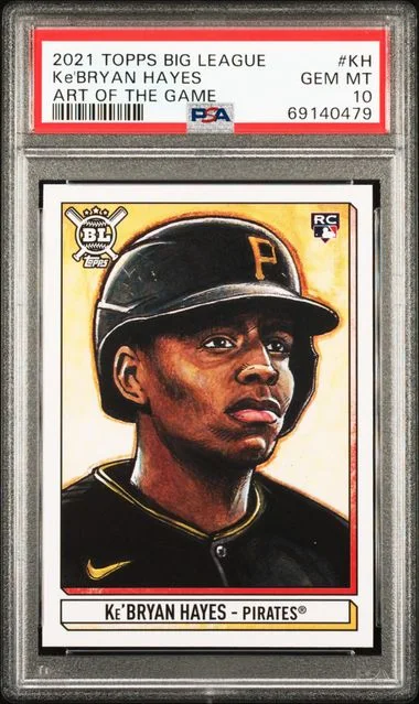 2021 Topps Big Ke'Bryan Hayes League Art Of The Game #ATG-KH card image