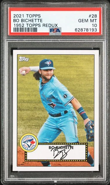 2021 Topps Bo Bichette 1952 Topps Redux #28 card image