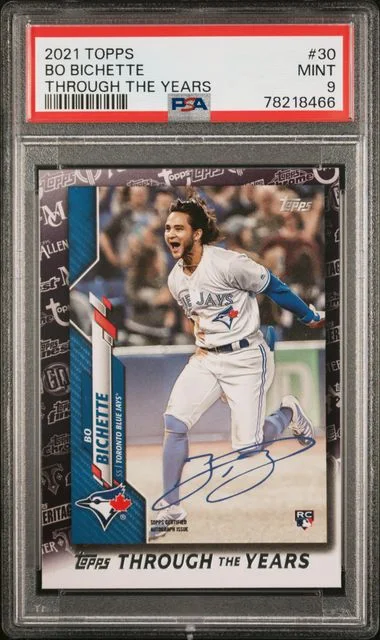 2021 Topps Bo Bichette Through The Years #30 card image
