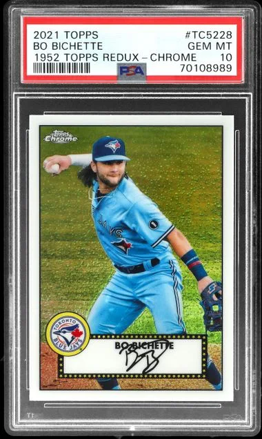 2021 Topps Bo Bichette 1952 Topps Redux Chrome #TC52-28 card image