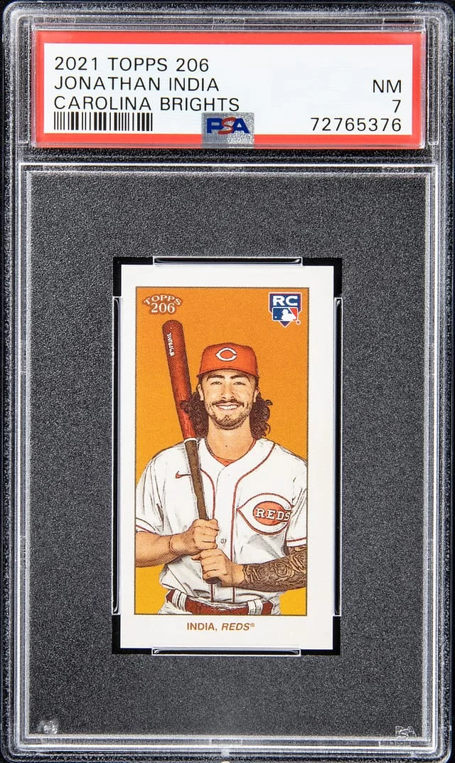 2021 Topps Carolina Brights Jonathan India #206 card image