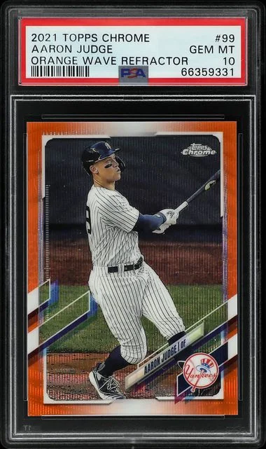 2021 Topps Chrome Aaron Judge Refractor #99 card image