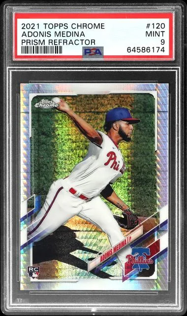 2021 Topps Chrome Adonis Medina Prism Refractor #120 card image