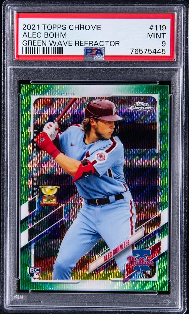 2021 Topps Chrome Alec Bohm Refractor #119 card image