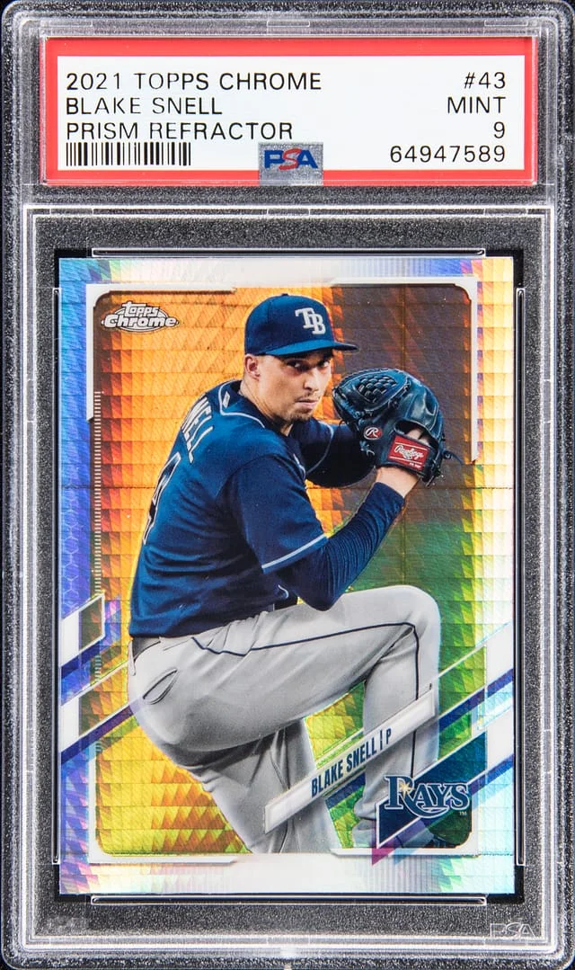 2021 Topps Chrome Blake Snell Prism Refractor #43 card image