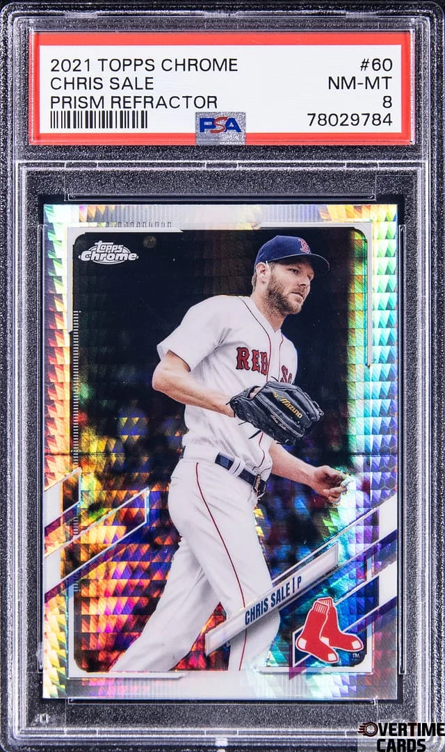 2021 Topps Chrome Chris Sale Prism Refractor #60 card image