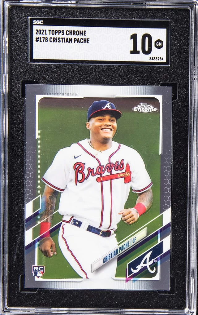 2021 Topps Chrome Christian Pache #178 card image
