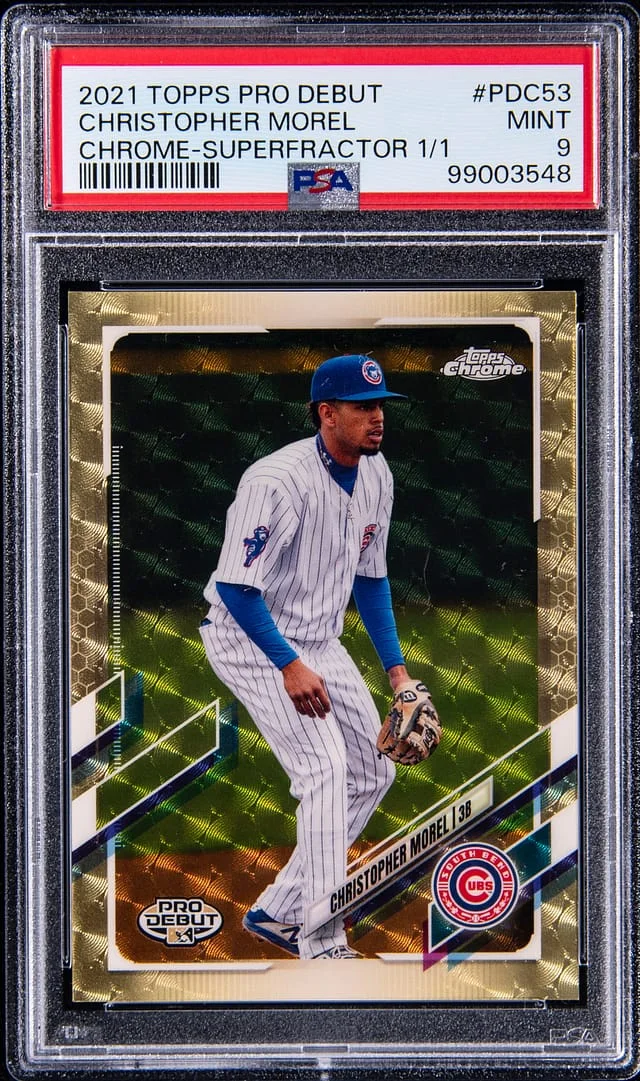 2021 Topps Chrome Christopher Morel Pro Debut SuperFractor #PDC53 card image