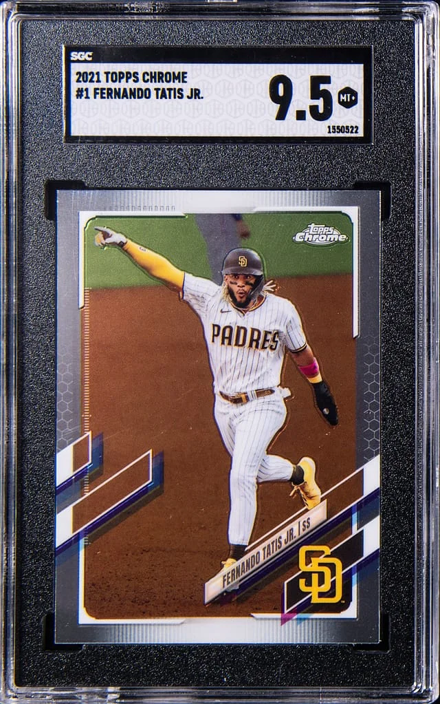 2021 Topps Chrome Fernando Tatis Jr. #1 card image
