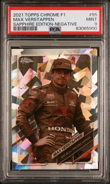 2021 Topps Chrome Formula 1 Max Verstappen #55 card image