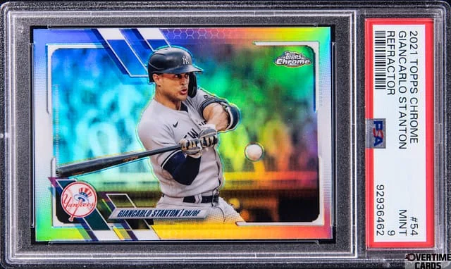 2021 Topps Chrome Giancarlo Stanton Refractor #54 card image