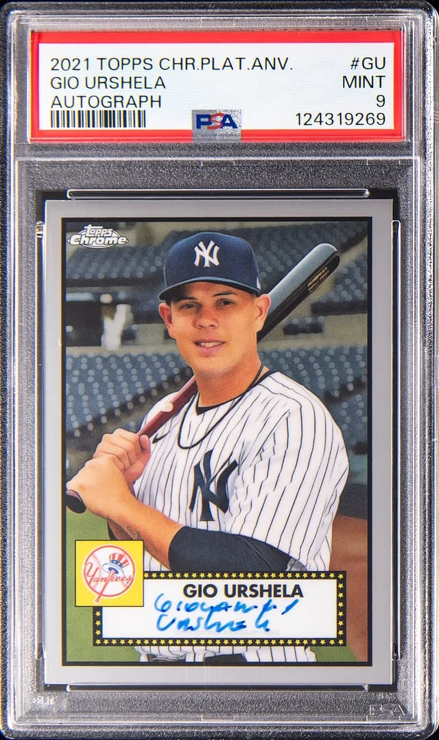 2021 Topps Chrome Gio Urshela Edition Autograph #PA-GU card image